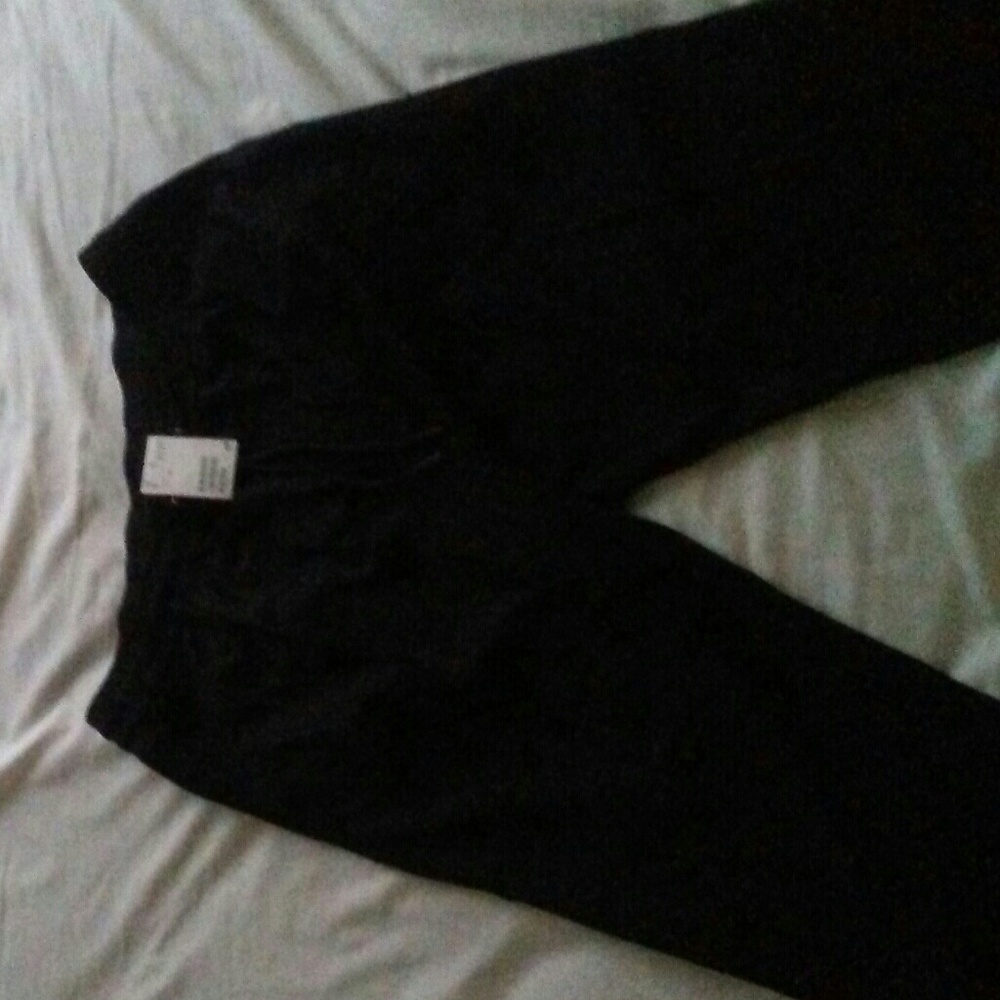 H&M Men's Black Cotton Pants (New low price)